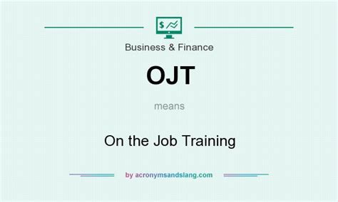 ojt meaning|ojt acronym.